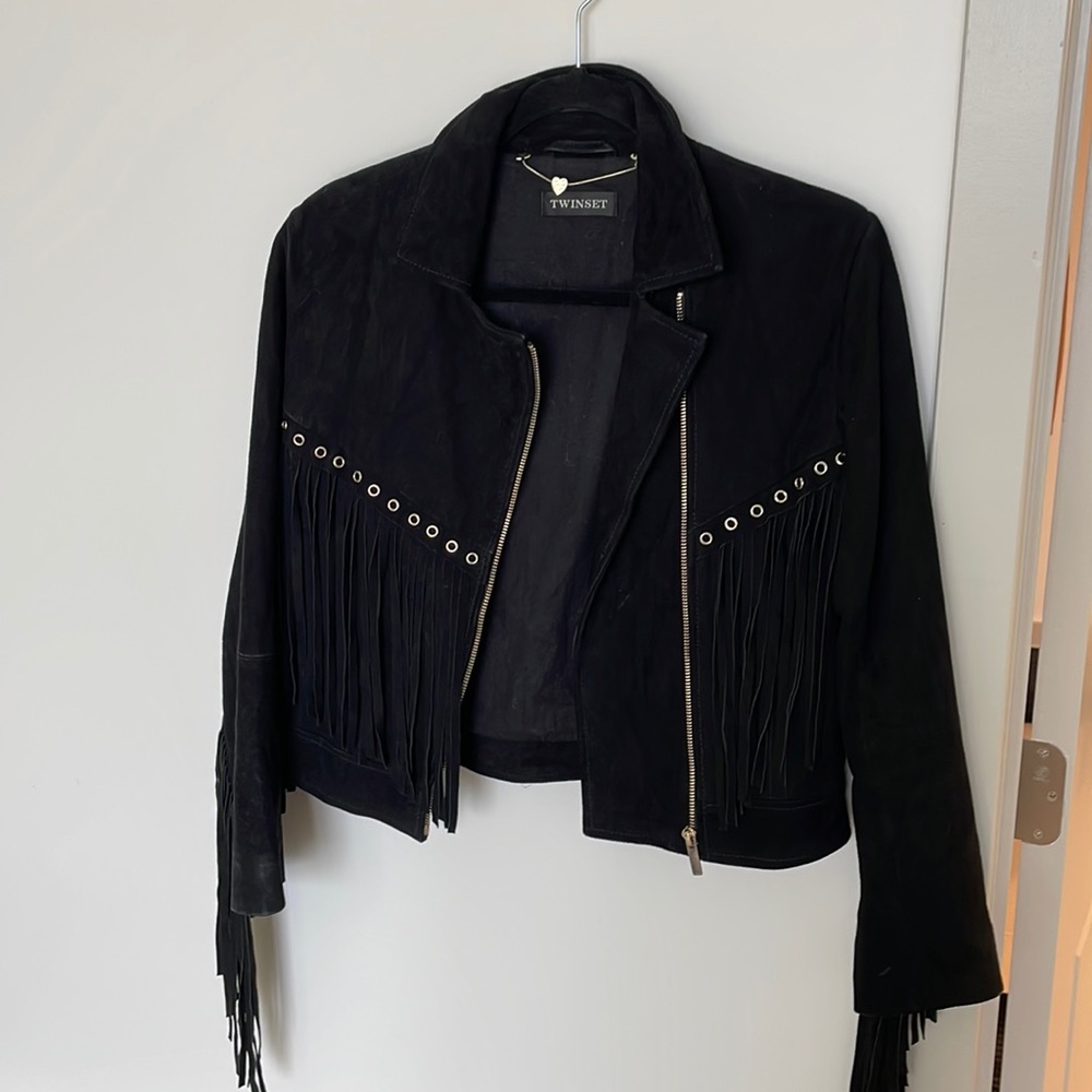Suede western jacket